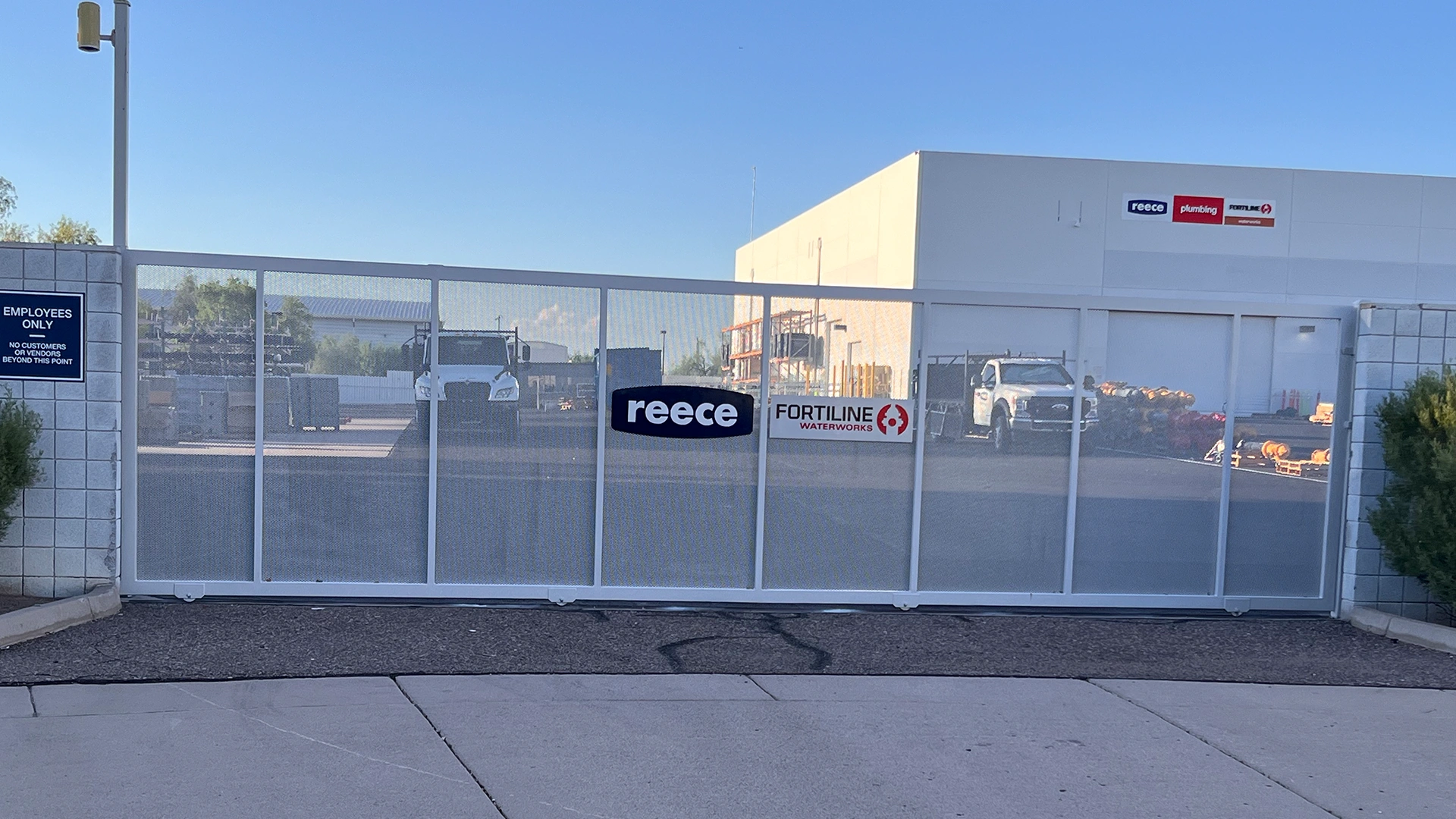 Custom Industrial Metal Gate for Reece