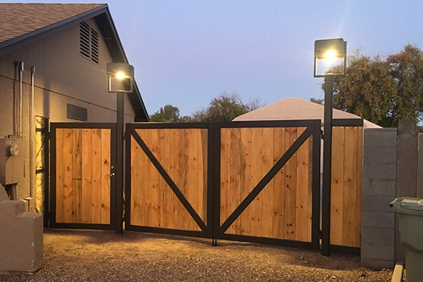 Color Picture of Completed Gate