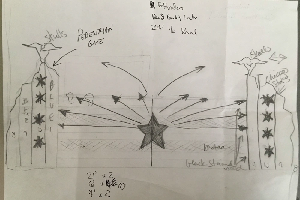 Concept Drawing of Gate